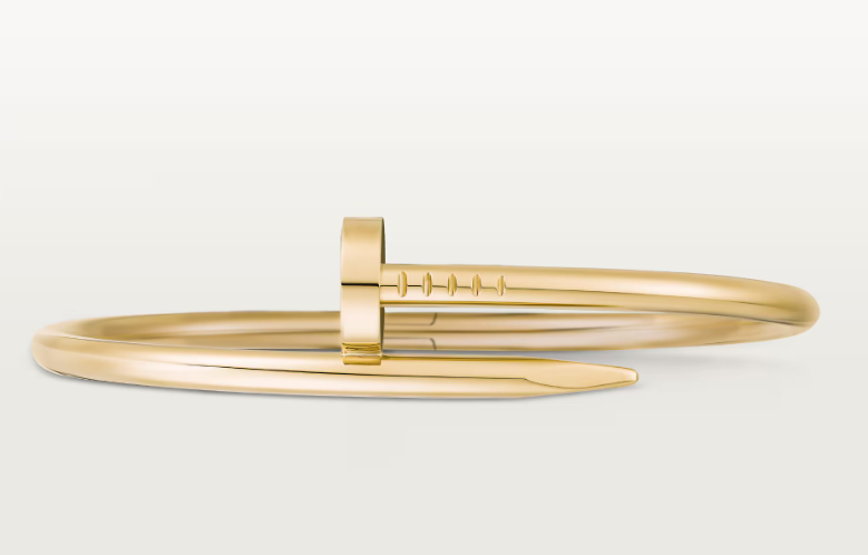 Juste Un Clou Bracelet In 18k Yellow Gold & Silver (High Copy)