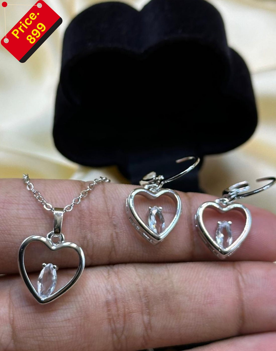 Heart Shape Necklace Set SJ-002