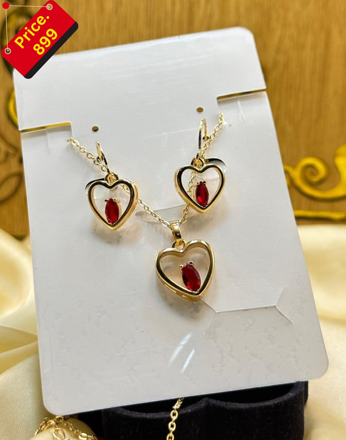 Heart Shape Necklace Set SJ-002