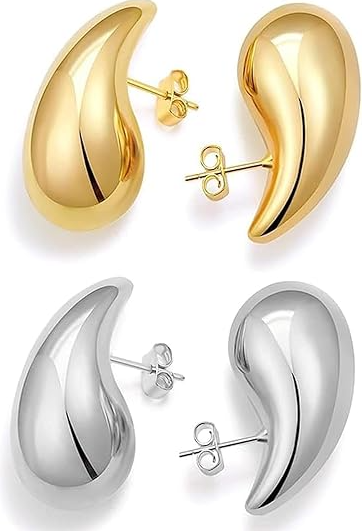 Women Fashion Simple Tear Drop Earrings - Saif Jewellers